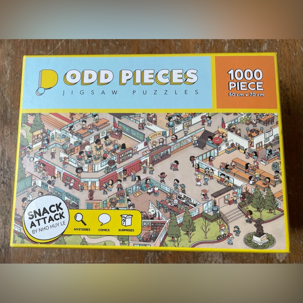 Odd Pieces “Snack Attack” puzzle 1000 pieces